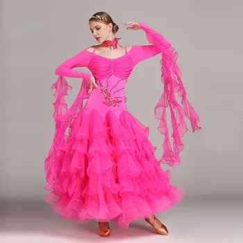 Dvorana plesnem tekmovanju obleke ples dvorana valček obleke standard plesno obleko sodobne plesne kostume fokstrot obleko tango