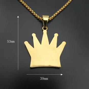Hip hop polno cirkon kralj obliko obesek ogrlice bling bling 60 cm 24 v kubanski povezavo verige hiphop ogrlica modni nakit darilo 31278