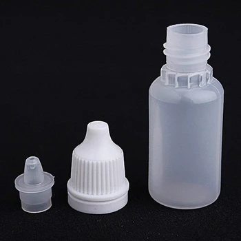50 kos kapalko steklenice, plastične steklenice, prazno steklenico (plastenka + zamašek + zamašek) - kapaciteta 10 ml 31605