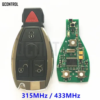 QCONTROL Pametno Tipko, primerni za Mercedes Benz 315MHz 433.92 MHz Avto Daljinski upravljalnik Vstop brez ključa z Čip Leto 2000 - 31745