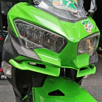 Motorno kolo Veter Tok Določitev Krilo Prednji Oklep Pnevmatski Ustnice Kritje za Kawasaki Ninja 250 Ninja 400 2018 2019