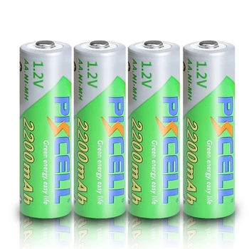 10PCS PKCELL AA 2200MAH baterija 1,2 V NIMH aa Polnilne Baterije 2A precharge LSD Baterije Ni-MH za Fotoaparat igrače 32807
