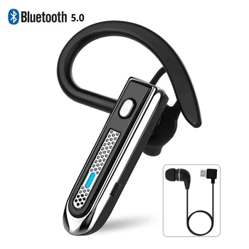Najnovejši B4 Brezžične Slušalke Bluetooth 5.0 Mini Slušalke Nastavljiv Uho-kavelj, Prostoročno, Slušalke z mikrofonom za iPhone, Android, IOS 32834