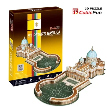 3D modeli igrača papir model sestavljanke igro Svetega Petra Bazilika ping