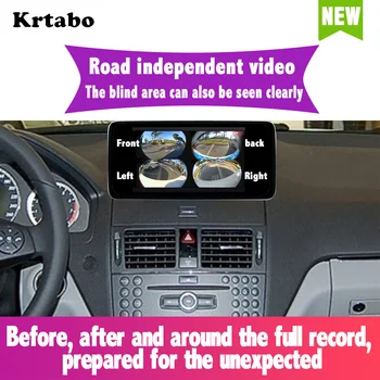 Krtabo 360 Kamera Za Benz C Razred W204 2008 2009 2010 NTG5.0 Android 10 10.25 palčni Avto Radio Multimedijski Predvajalnik Navigacija 32934