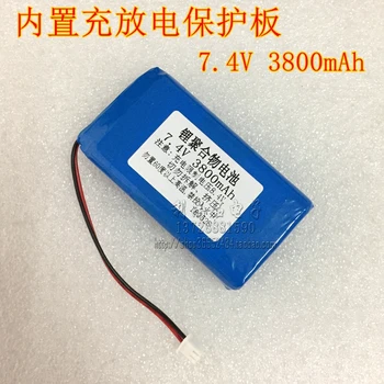 7.4 V 3800mAh 8.4 V litij-ionska baterija polymer žarometa z LED svetilko z grla walkie talkie riž stroj