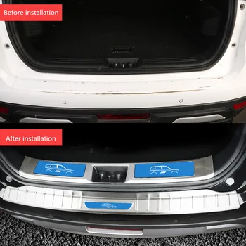 Zadnje Straže vrata prtljažnika trakovi rep vrata dekoracijo svetel trak, avto Dodatki Za Geely ATLAS Emgrand X7 Šport 2016-2018