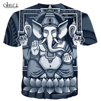 Shiva, Parvati Ganesha Hindujski Gospod Majice s kratkimi rokavi Moški/Ženske T-srajce Moda 3D Tiskanja Plus Velikost Tshirt Poletne Ulične Priložnostne Puloverju 33353