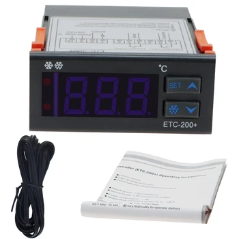 ITD-200+ Termostat merjenje Temperature in krmilnik Digitalni Termostat za Hlajenje, Priprava za Alarm 30% popusta 33491