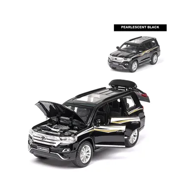 1:32 Lestvico/Diecast Toy Model/Toyota Land Cruiser 2019 SUV/Sound & Light Avto/Potegnite nazaj Izobraževalne Zbirka/Otrok/Darilo 33549