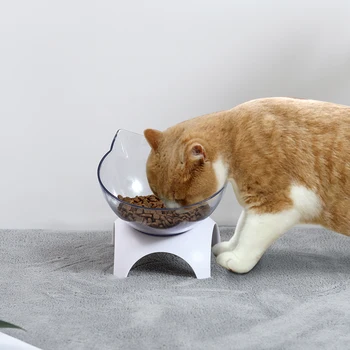 DIDIHOU Nov Pregleden Mačka Sklede Z Stati Pet Napajalni Dvojno Hrane Diner Bowl Nabor Za Mačke In Ultra Majhen Pes 34049