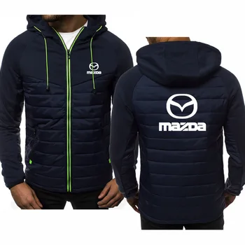 2020 NOVO Hoodies Moških za Mazda Avto Logotip Tiskanja Pomlad Jesen Jakna Mens Priložnostne Majica Dolg Rokav Mens Suknjič zadrgo 3408