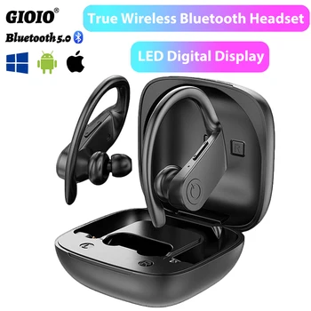 B11 TWS Bluetooth Brezžične Slušalke za Glasbo Čepkov LED Diagital Prikaz Igralnih ročaji očal Za Iphone Huawei Xiaomi Športne Slušalke 34663