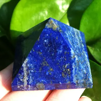 45-50 MM Lapis lazuli zdravljenje naravni kremen piramida 35812