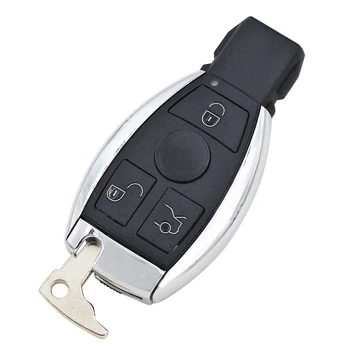 Nova brez ključa za Daljinsko Ključni Fob 3 Gumb BGA NEC slog z Čip za-Mercedes-Benz 2000+ 315mhz 433MHz nastavljiv 38717
