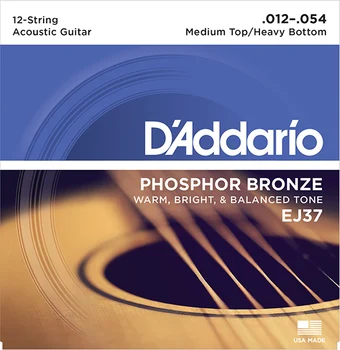 Ej37 fosforjevega brona, strune za 12 string kitare, f/BR, M. Vrh/H. Dnu, 12-54, dodaj v voziček 41236