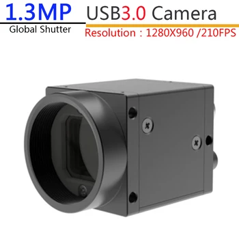 Visoke Hitrosti USB3.0 Industrijsko Digitalni Fotoaparat 1.3 MP Barve Globalni Zaklop Z SDK+640 X 480@ 720FPS/1280 X 1024@210FPS