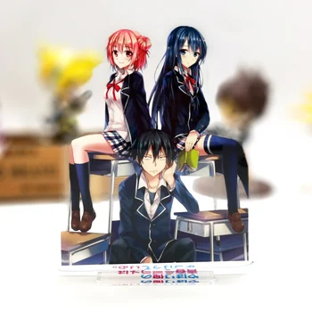 Moj Najstniški Romantični Komediji SNAFU Orgazma! Hachiman Yukino Yui GM akril stojalo slika model krožnike pokrivalo anime 4244