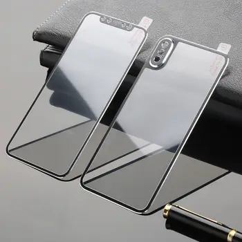 Popolno 3D Ukrivljen Rob Kaljeno Steklo Za iPhone 11 Pro Max Sprednji + Zadnji Zaslon Zaščito Zamenjava Primeru za iPhone X XS MAX XR