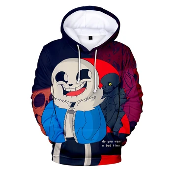 Hip hop Kul hoodies Undertale Srčkan najnovejši design Sans vzorec 3D tiskanih modni moški/ženske, puloverji jopice vrhovi 4349