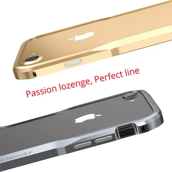 Kovinski Bumper za iPhone 8 Plus Primeru aluminijast Okvir Ultra tanek Telefon Ohišje Pokrov za iPhone SE 2020 Pribor 7 Plus Lupini