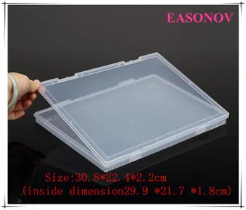 Visoka kakovost PP plastična škatla Organizator Škatla za Shranjevanje A4 datoteke polje brezplačna dostava