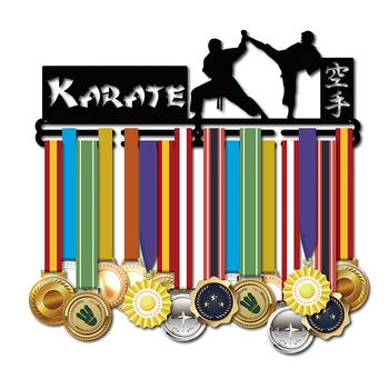 DDJOPH Karate medaljo obešalnik Medaljo zaslon rack Šport medaljo obešalnik Karate medaljo imetnik 40 cm L držite 36+medalje 5035