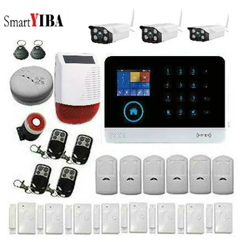 SmartYIBA APP Nadzor WiFi GSM GPRS RFID Doma Protivlomnih Alarmnih Hiša Nadzor, Varnostni Sistem, Zunanja Notranja IP Kamera Sirene 52569