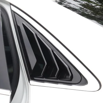 Avto Styling Ogljikovih vlaken Zadnje Okno Trikotnik Rolete dekoracijo plošča Pokrov Nalepke Za Audi A4 B9 2017-2019 Auto Dodatki
