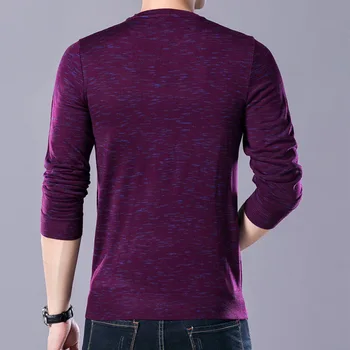 Moška ropa de hombre 2019 Novo Plus Velikost 3XL PROTI-vrat Sweater Moški Pulover 5486