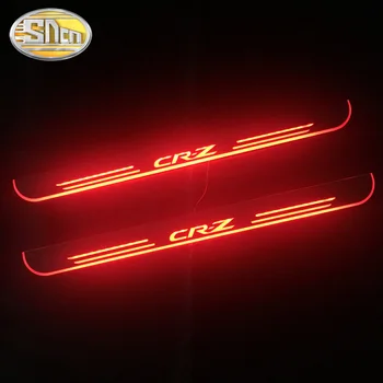 SNCN 2PCS Akril Gibljejo LED Dobrodošli Pedal Avto Izvažajo Ploščica Pedal Vrata Polico Pot Svetlobe Za Honda CR-Z CRZ 2010 - 2018 5954