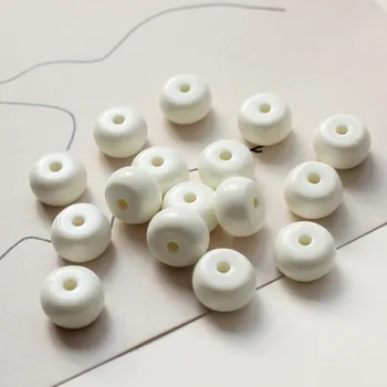 Nov slog 50pcs/15 mm lot geometrijo obliko ravne luknjo kroglice diy nakit uhan/zapestnico/oblačilo opremo