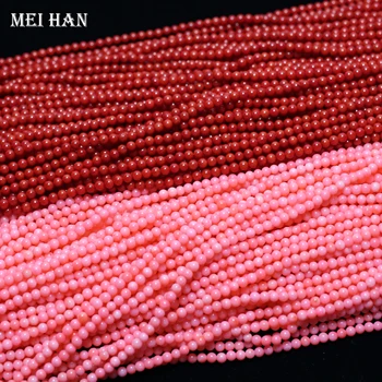 Meihan Brezplačna dostava (5 sklope/veliko) roza koralni 4 mm+-0.2 nemoteno krog svoboden kroglice za nakita, izdelava načrta ali DIY