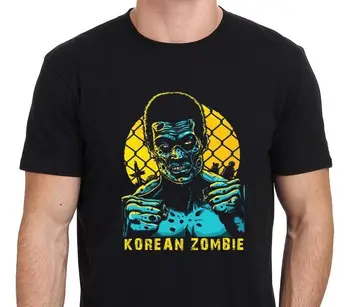 Korean Zombie Mens T-shirt O-Neck Majica s kratkimi rokavi Harajuku Vrhovi Tees O-Vratu Preveliko Stil Tee Srajce Stilov Osnovni Modeli