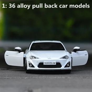 1:36 zlitine potegnite nazaj modelov avtomobilov,visoko simulacije GT86 superšportnega vozila, model,kovinski diecasts,igrača vozil,brezplačna dostava 64894