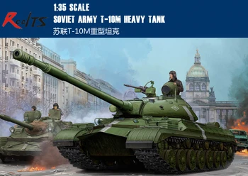 RealTS prvi trobentač deloval model 05546 1/35 Sovjetski T-10M Težki Tank 6591