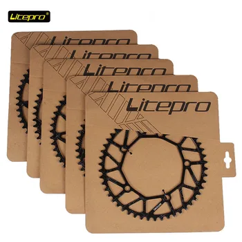 Litepro LP Cestna Kolesa Zložljiva Kolesa CNC Single Disc Verižnik BCD 130 mm 46/48/50/52/54/56/58T 66105