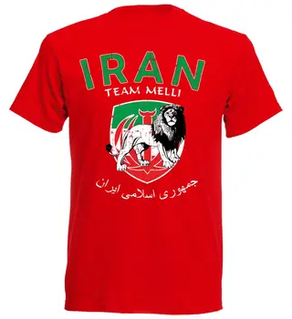 2019 T-Shirt Poletje Novost Risanka Majica S Kratkimi Rokavi T-Shirt Iran Nogometaš Legenda Ekipa Filma Majica 663