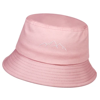 Pomlad poletje ribič klobuk na prostem odtenek vedro klobuk gorovje vezenje klobuk bombaž klobuk moda panama sonce klobuki vedro klobuk