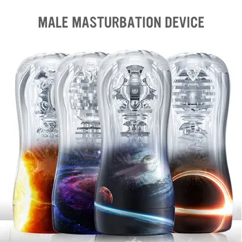 3D Moški Pregleden Zrakoplova Pokal Usposabljanje žep muco Odraslih Izdelkov Moški Masturbator Massager Silikonski Vagina Pravi Seks Igrače 66607