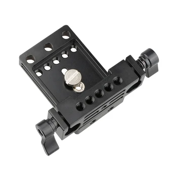 HDRIG Fotoaparat Univerzalno Baseplate Integriran z 15 mm Dvojno Palico Objemka za Ramo Podporo Ploščad