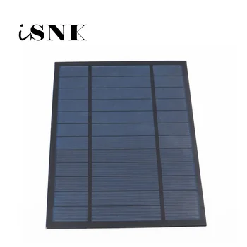 6V 1000mA 6Watt 6W solarnimi Standard Epoksi polikristalni Silicij DIY Baterijo Napolnite Modul Mini Sončne Celice igrača