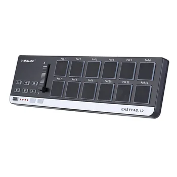 Worlde EasyPad12 Prenosni Mini USB 12 Boben Pad MIDI kontroler Midi Keyboard