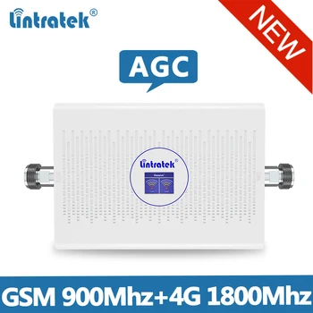 Lintretek 2019 NOV GSM 900 Repetitorja 4G 1800 Signal Booster GSM 4G LTE Ampli 4G 2G AGC Booster Dual Band 70dB Repetitorja 900 1800 6934