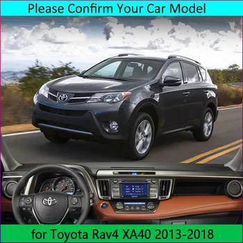 Za Toyota Rav4 XA40 2013~2018 RAV 4 40 Avto Dodatki nadzorni Plošči Pad Zajema Dežnik Dashmat Preprogo Avto Anti-slip Preprogo 6978