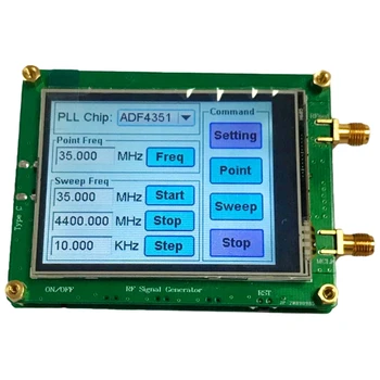 35-4400M ADF4351 RF Signala Vir Signal Generator Val / Točka Frekvenco, Pritisnite Sn LCD Zaslon za Nadzor 7052