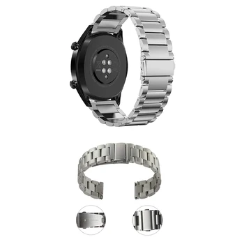 22 mm, iz Nerjavnega Jekla Watchband Za Huawei Honor GS Pro Pametno gledati Pribor Manšeta Moških trak Pasu Kovinska Zapestnica