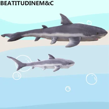 Novo Simulacija Osebnost Morskih Živali Plišastih Igrač, Tuna, Morski Pes Lutka Blazino Ustvarjalne Rojstni Dan Darila Dom Dekor