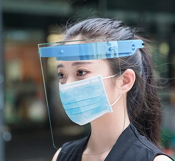 Safty Virus Zaščitni Obraz Pregleden Zaslon Masko Izmenljive Anti-Sline Anti-prah Anti-kapljico Spittle Poln Obraz Ščit Masko