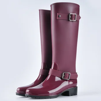 Nove Ženske čevlje moda dež škornji ženske nepremočljive dež čevlji non-slip dolgo vode čevlji v cevi odraslih vode škornji ženske